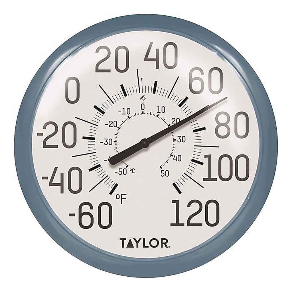 Taylor 6700TE Big and Bold Bezel Dial Thermometer Plastic Teal 13.25 in.