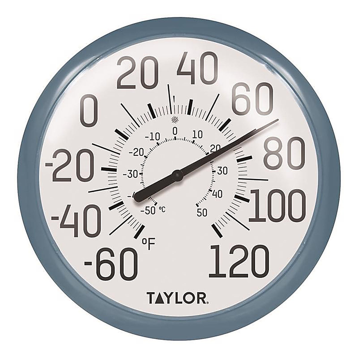 Taylor 6700TE Big and Bold Bezel Dial Thermometer Plastic Teal 13.25 in.