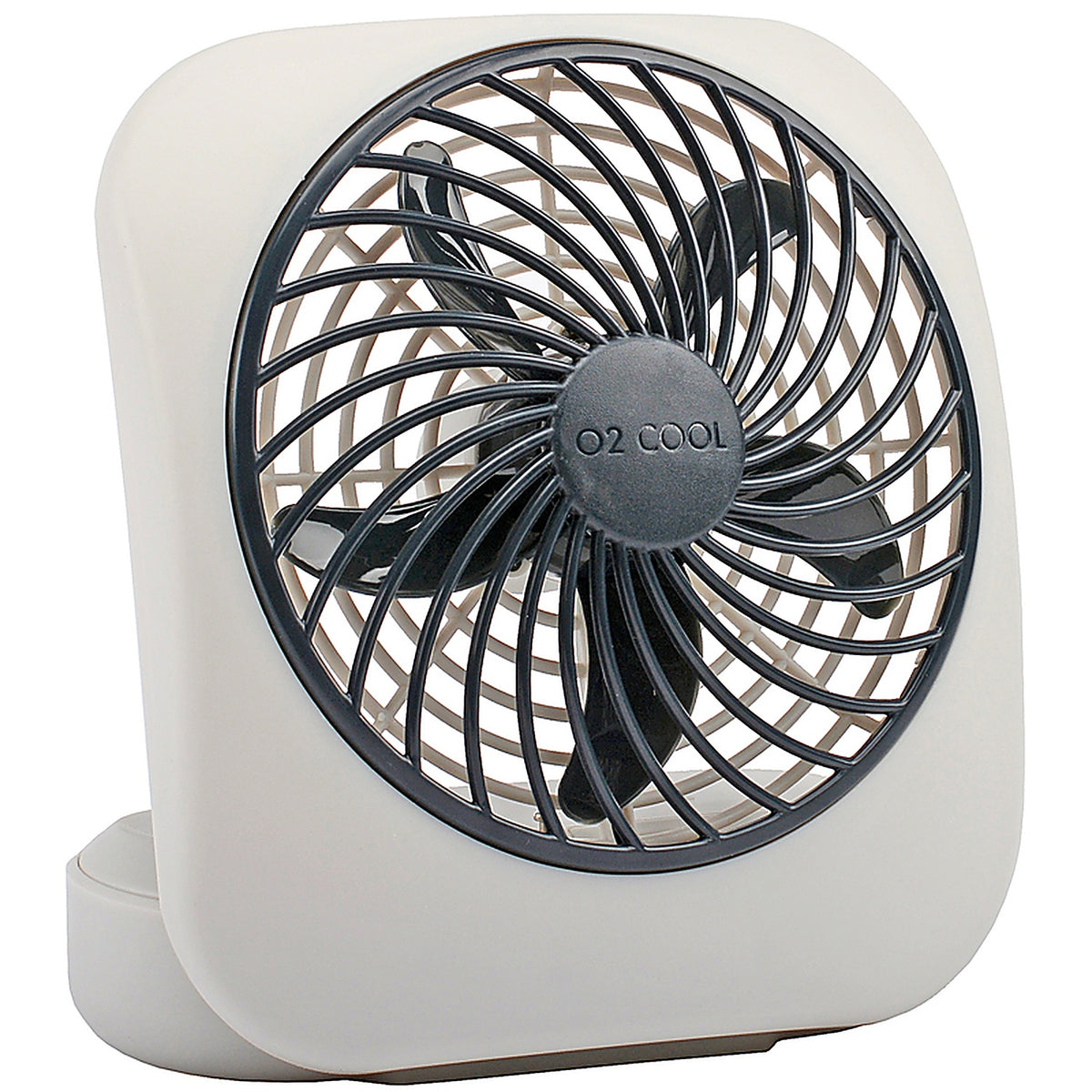 O2cool - FD05004 GRY - 6.29 In. H X 5 In. D 2 Speed Personal Fan