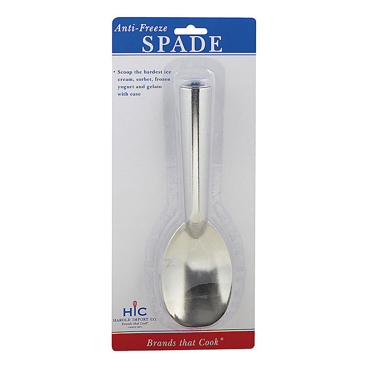 Harold Import AFP 7 in. L Silver Steel Ice Cream Scoop