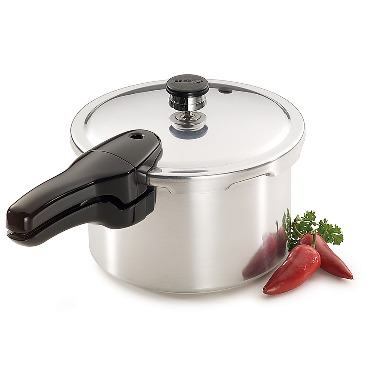 Presto 01241 Polished Aluminum Pressure Cooker 4