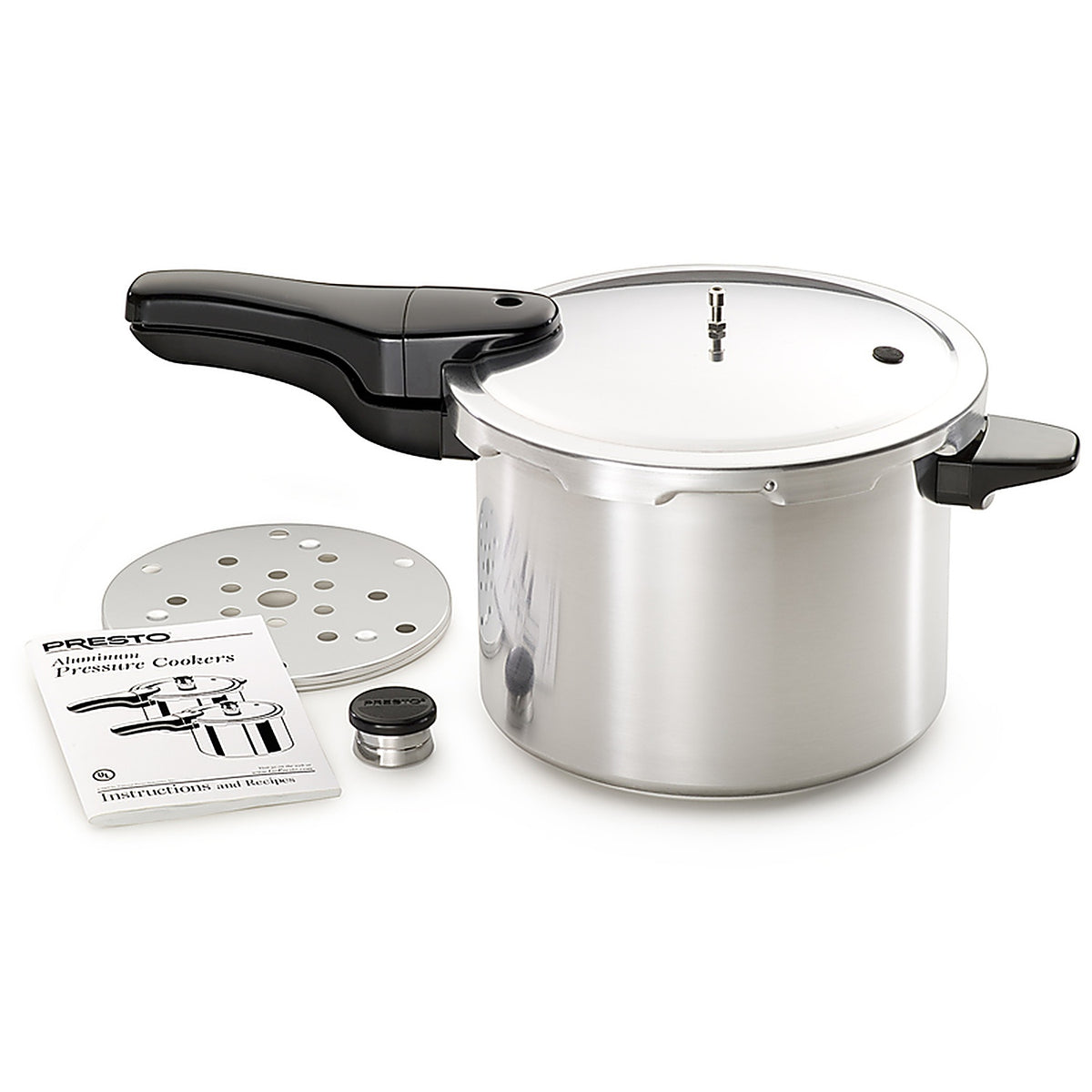 Presto 01264 Polished Aluminum Pressure Cooker 6 qt