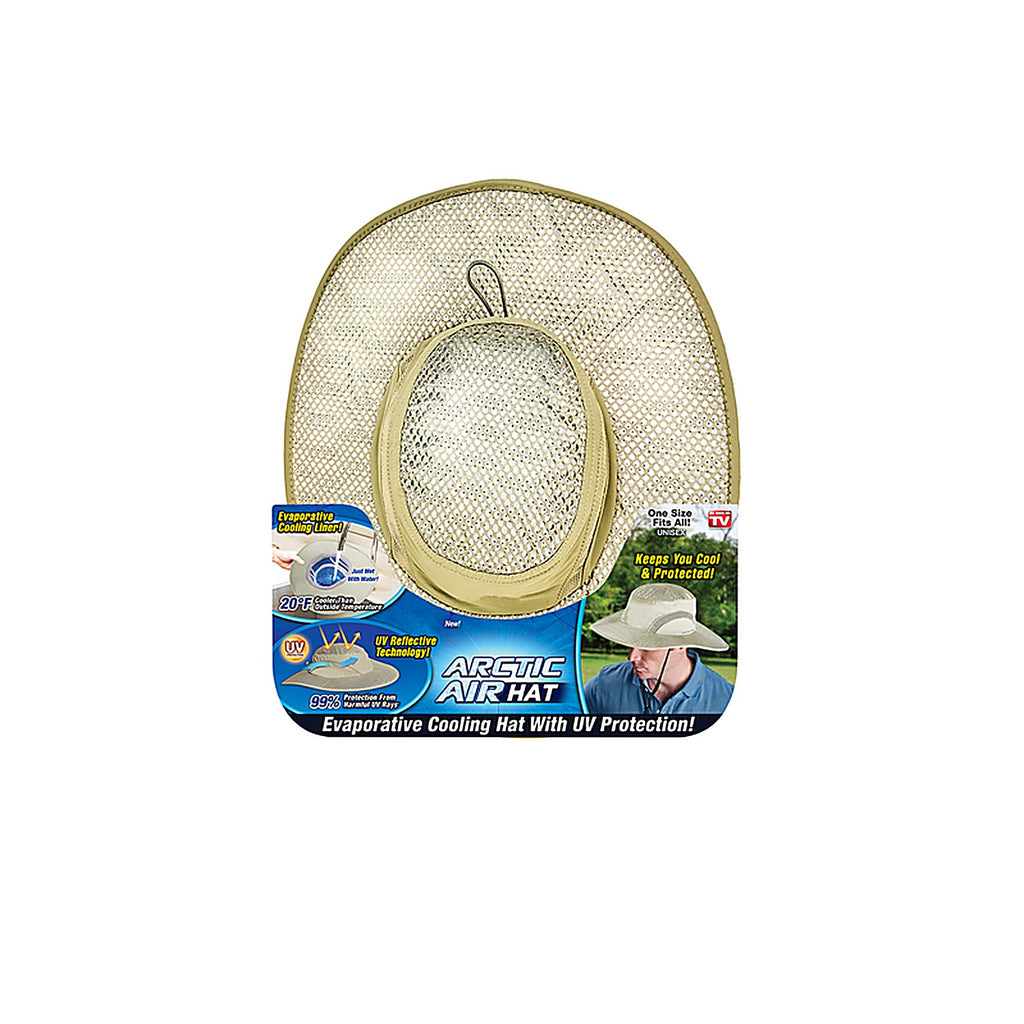 Arctic Air - AHAT-CD6 - Evaporative Cooling Hat Beige One Size Fits Most
