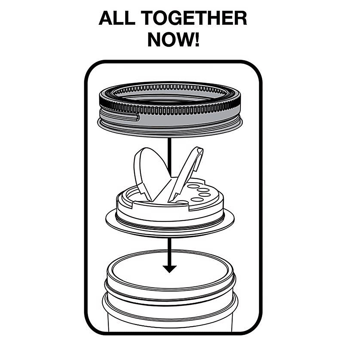 Jarware 82647 Spice Lid 2 pk