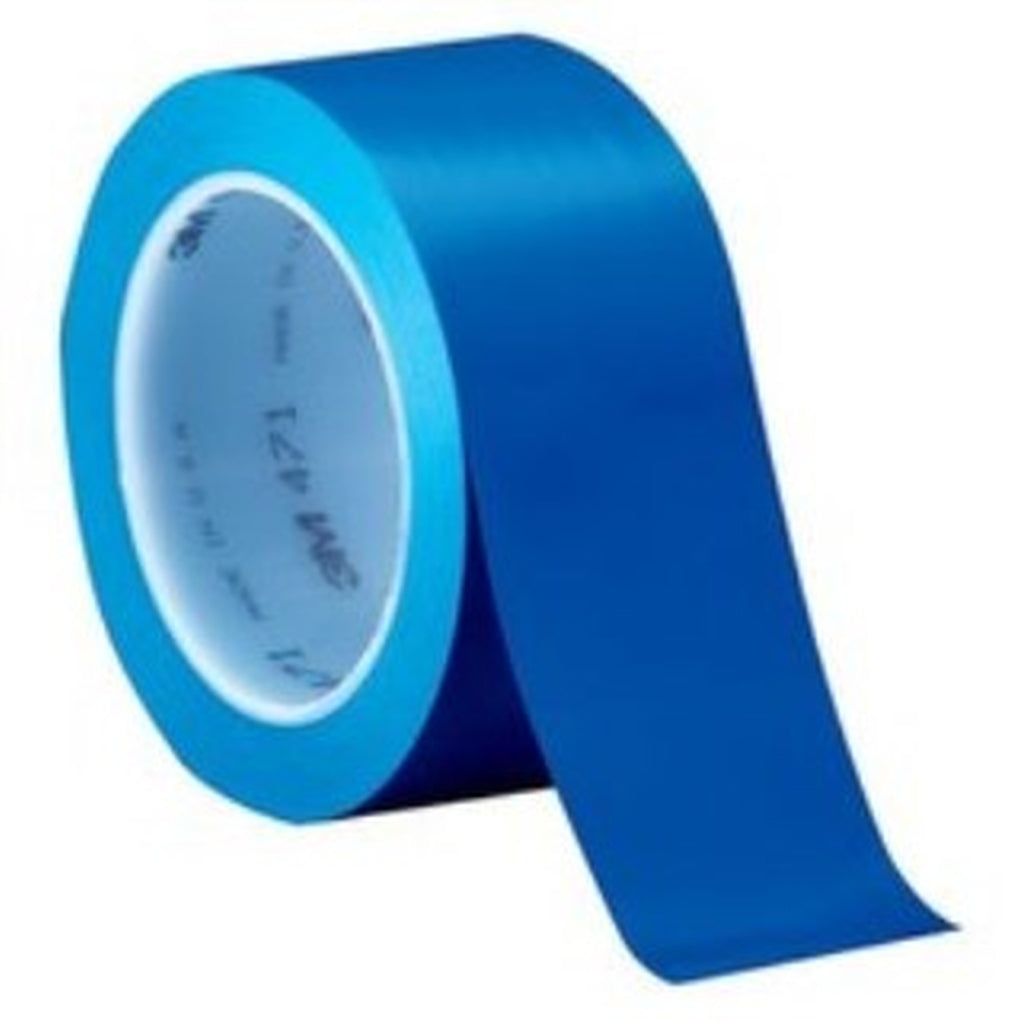 3M 68845 471 IW Vinyl Tape 471 Blue, 1/4 in x 36 yd 5.2 mil 70006747912