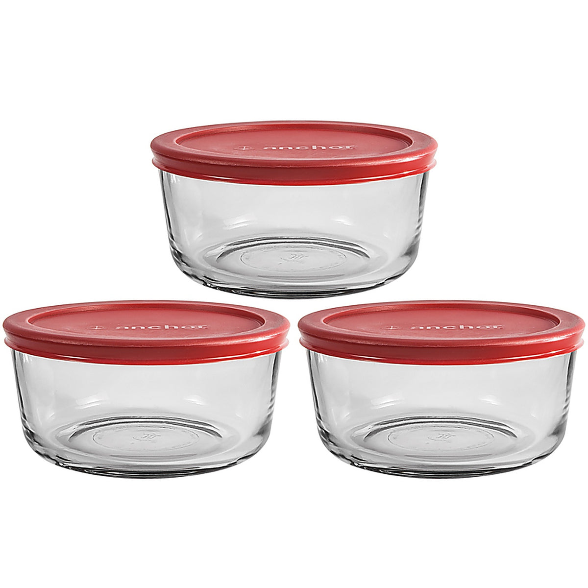 Anchor Hocking - 91070L24 - Clear Food Storage Container Set 3 Pack