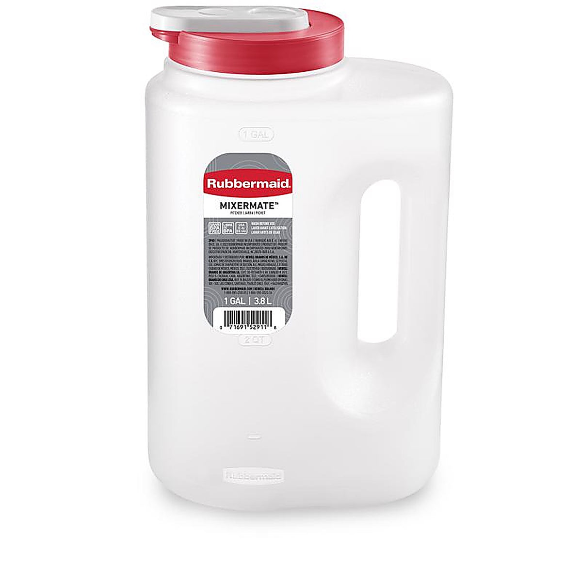 Rubbermaid 2122604 1 gal Clear Mixing Bottle 1 pk