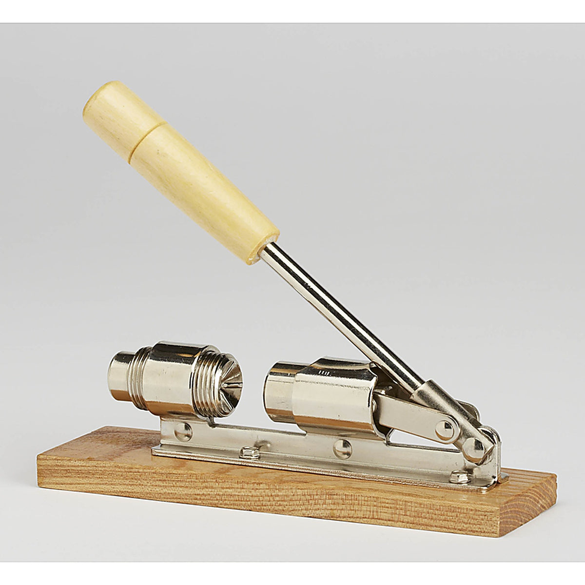 Duke Cannon 100BP 8.5 in. W x 9 in. L Silver/Wood Steel Nut Cracker