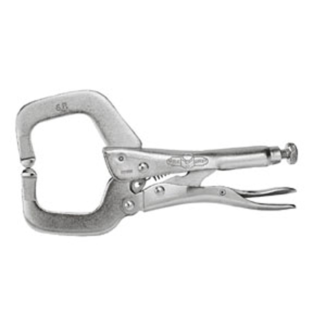 IRWIN 6R The Original Locking C-Clamps with Regular Tips, 6