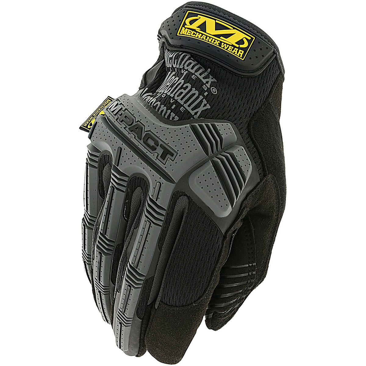 Mechanix Wear - MPT-58-011 - M-Pact Mens Indoor/Outdoor Impact Gloves Black/Gray XL 1 Pair