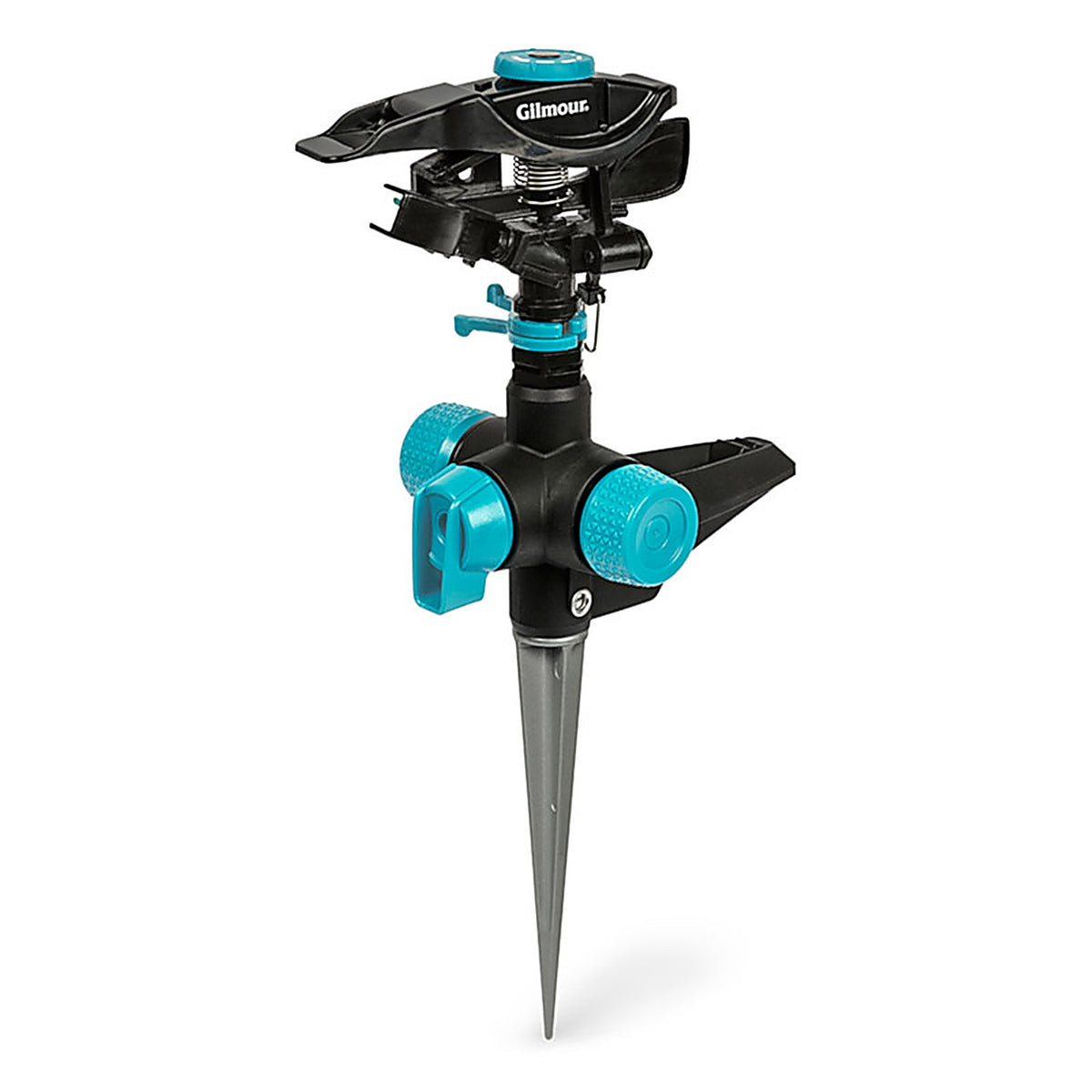 Gilmour 821933-1001 Medium Duty Metal Spike Base Impact Sprinkler 5800 sq. ft.