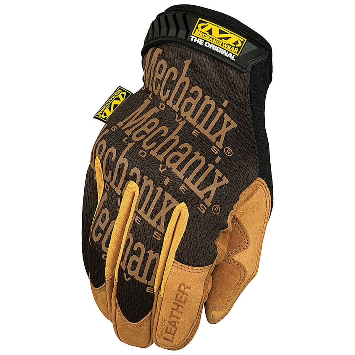 Mechanix Wear - LMG-75-011 - Original Work Gloves Black/Tan XL 1 Pair