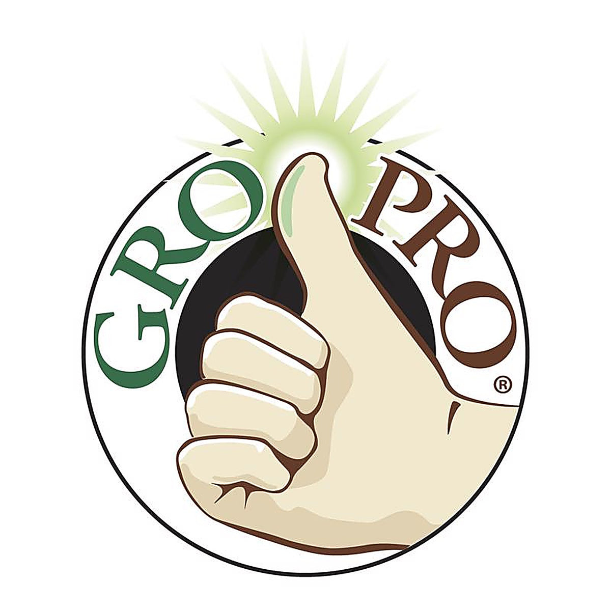 Gro Pro - HGC725322 - Round 10.2 In. H X 14 In. D Fabric Grow Bag Planter Black