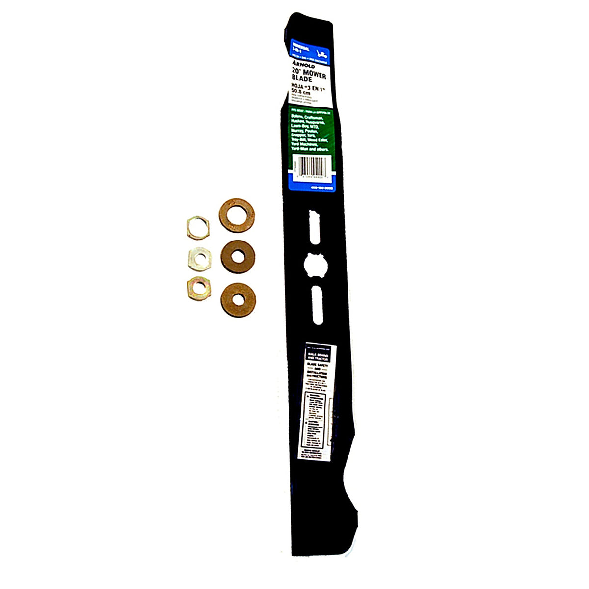 Arnold 490-100-0090 20 in. 3-in-1 Mower Blade For Walk-Behind Mowers 1 pk