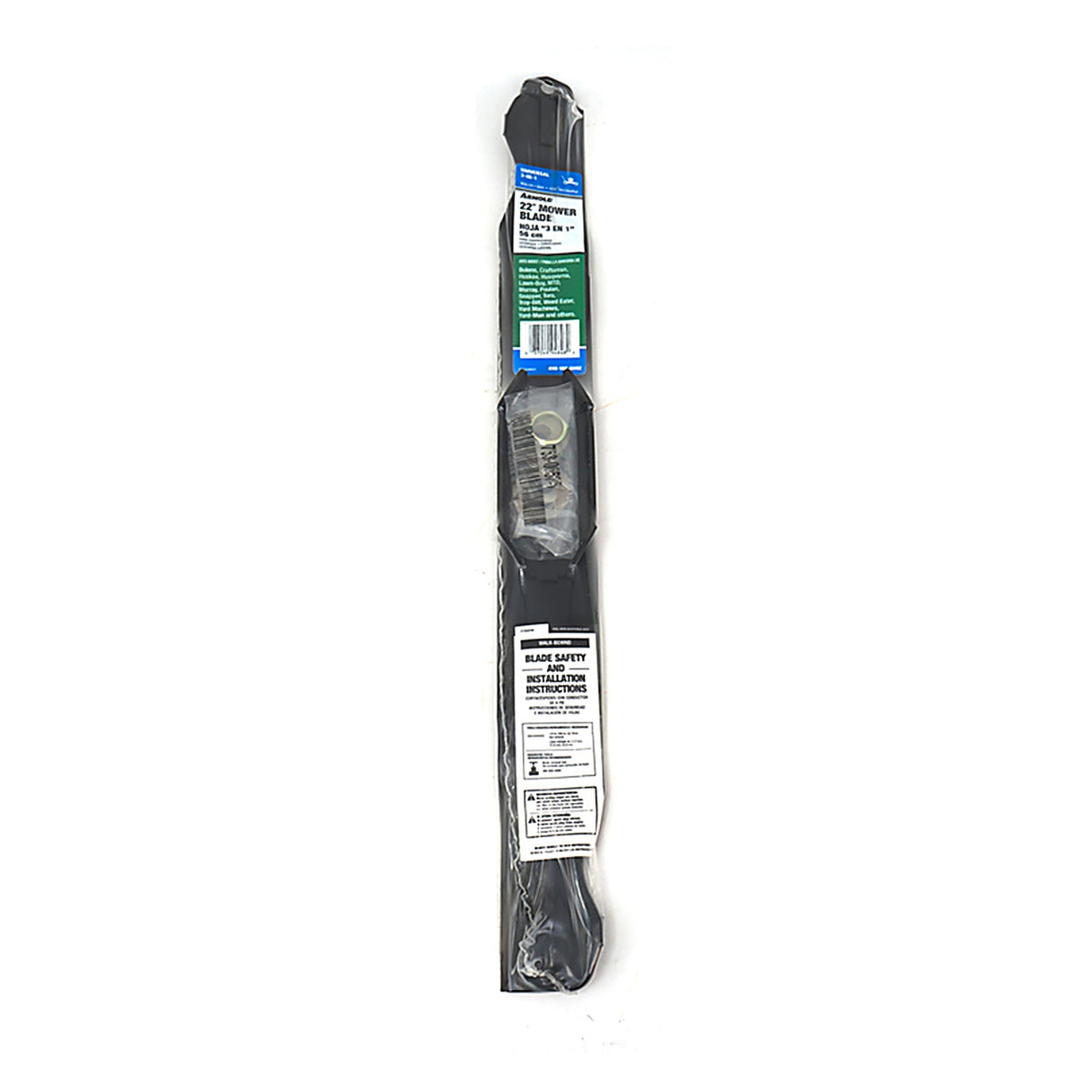Arnold 490-100-0082 22 in. 3-in-1 Mower Blade For Walk-Behind Mowers 1 pk