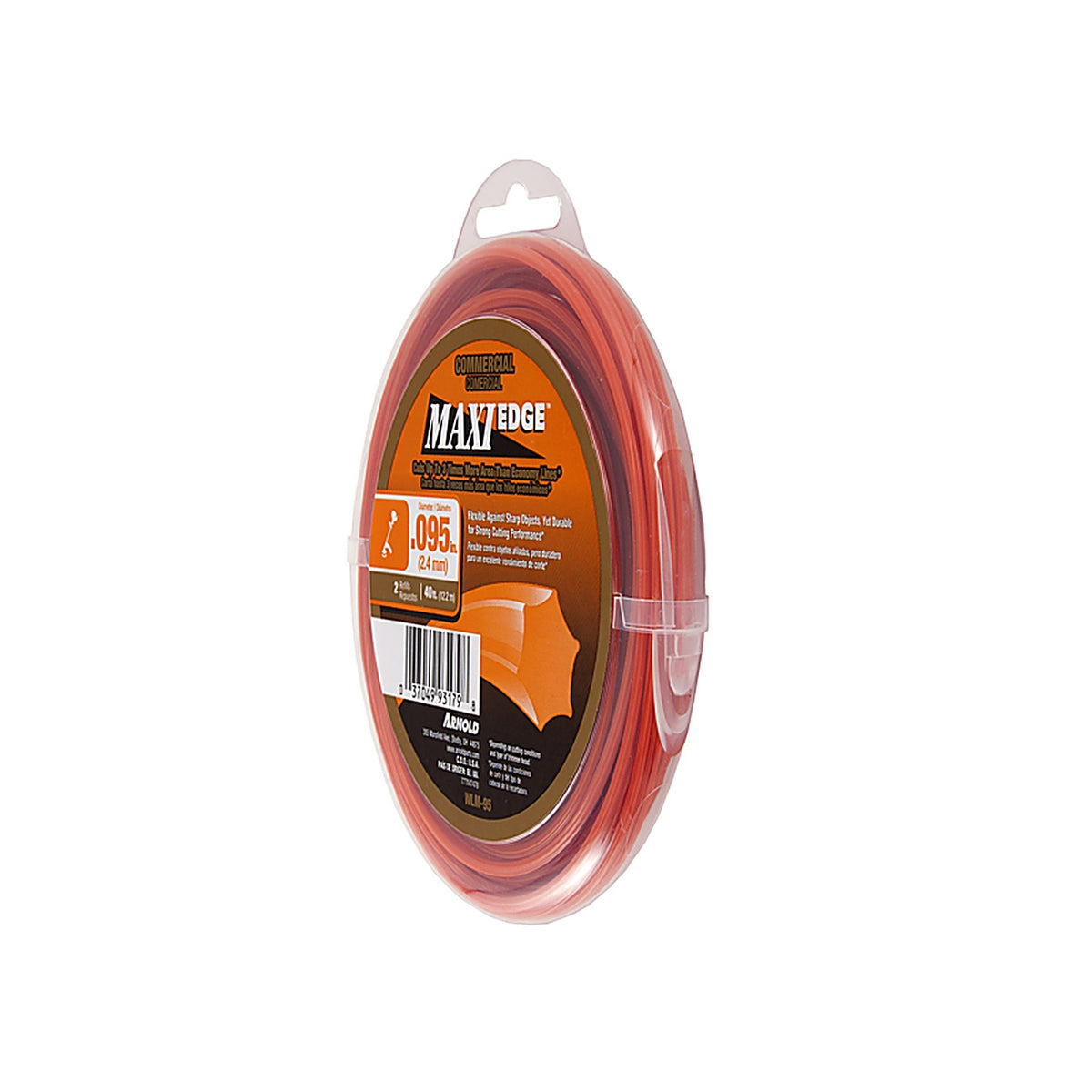 Arnold WLM-95 Maxi Edge Commercial Grade .095 in. D X 40 ft. L Trimmer Line