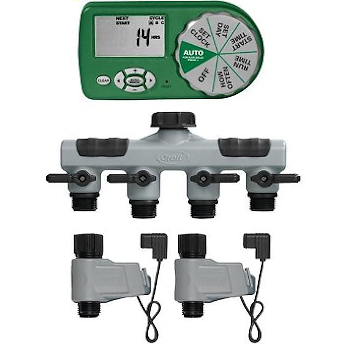 Orbit - 58911 - Programmable 4 Zone Sprinkler Timer with Valve