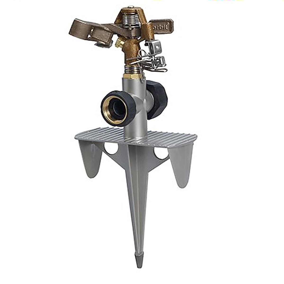 Orbit - 56946 - Spike Base Impact Sprinkler 6361 Sq Ft 1 Pack
