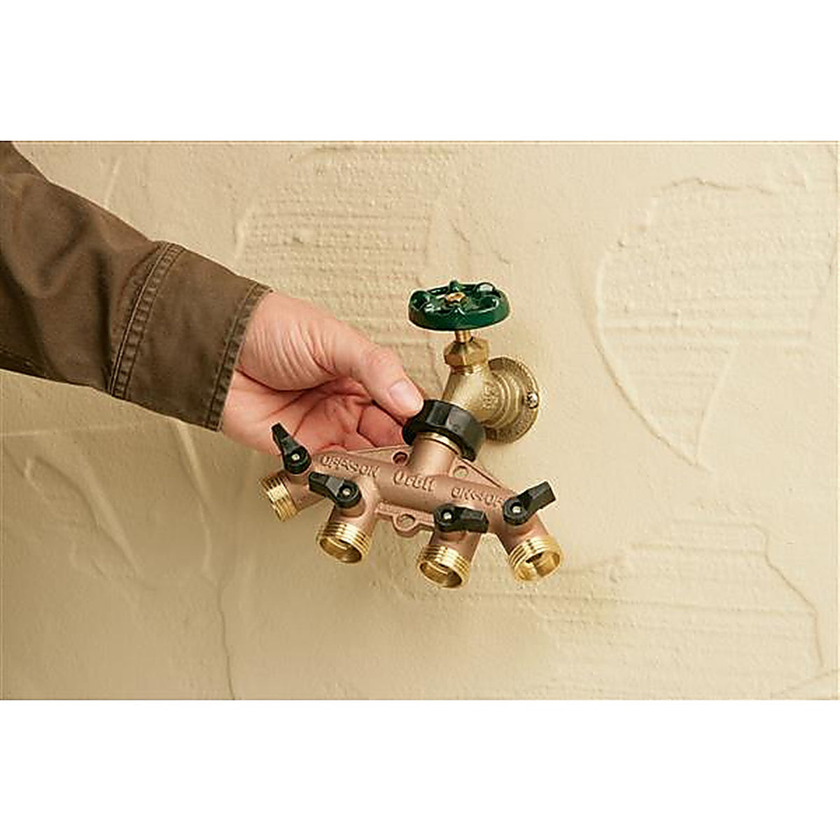 Orbit - 62010N - 3/4 In. Brass Threaded Male Garden Hose Manifold