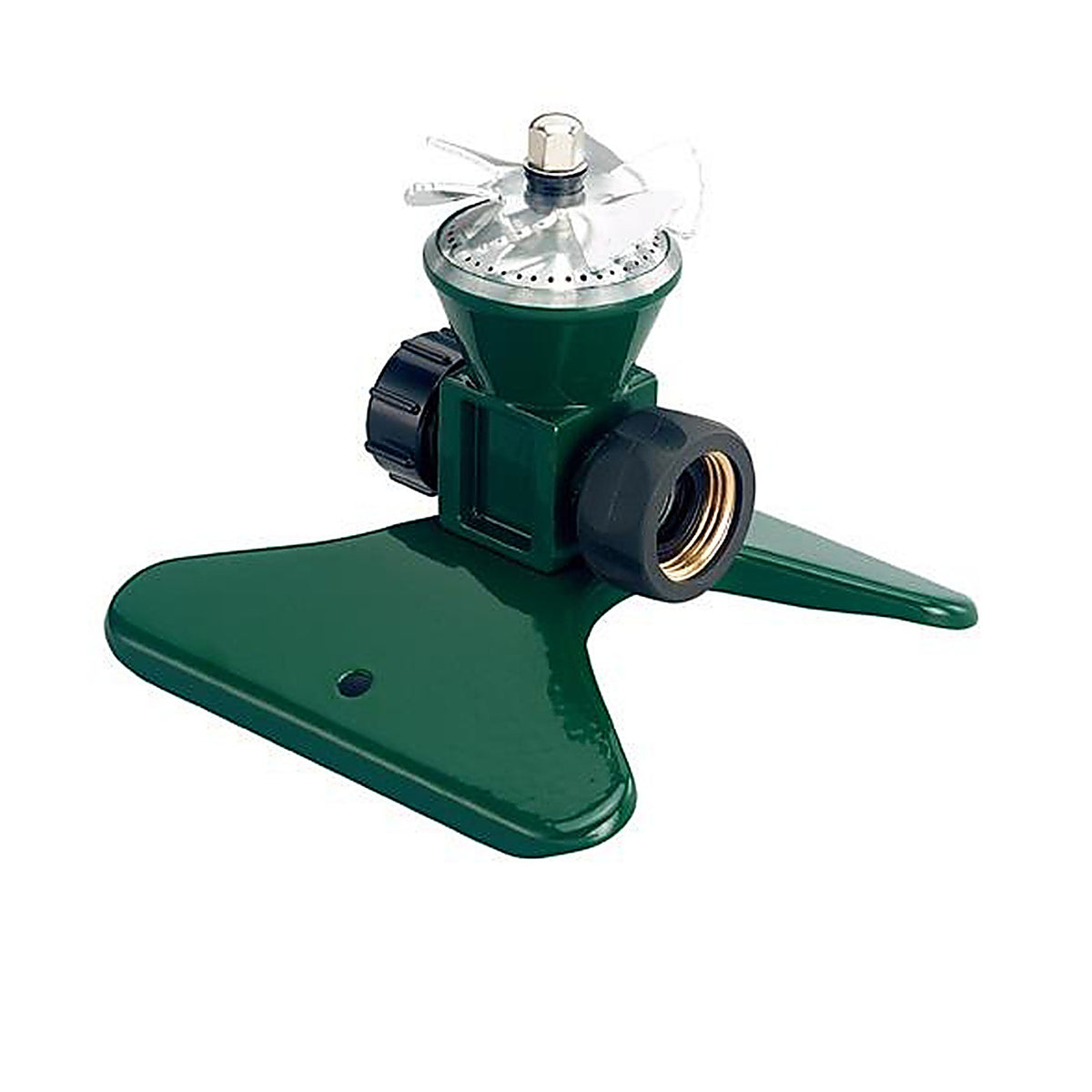 Orbit - 58333N - Cyclone II Zinc Non-Tipping Base Whirling Sprinkler 1250 Sq Ft 1 Pack