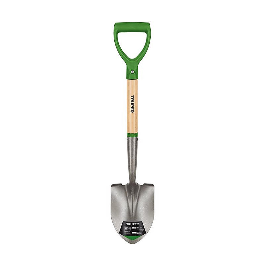 Truper TR-BY-P Tru-Tough Steel blade Wood Handle 5.75 in. W x 27 in. L Utility Round Point Shovel