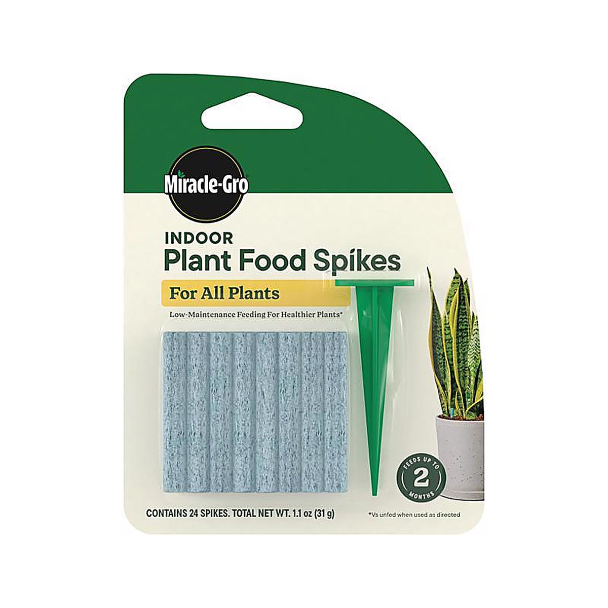 Miracle-Gro 1002521 Spikes Plant Food 1.1 oz