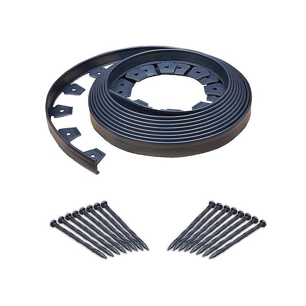Easyflex - 3000-50-4 - Plastic Black Landscape Edging Kit
