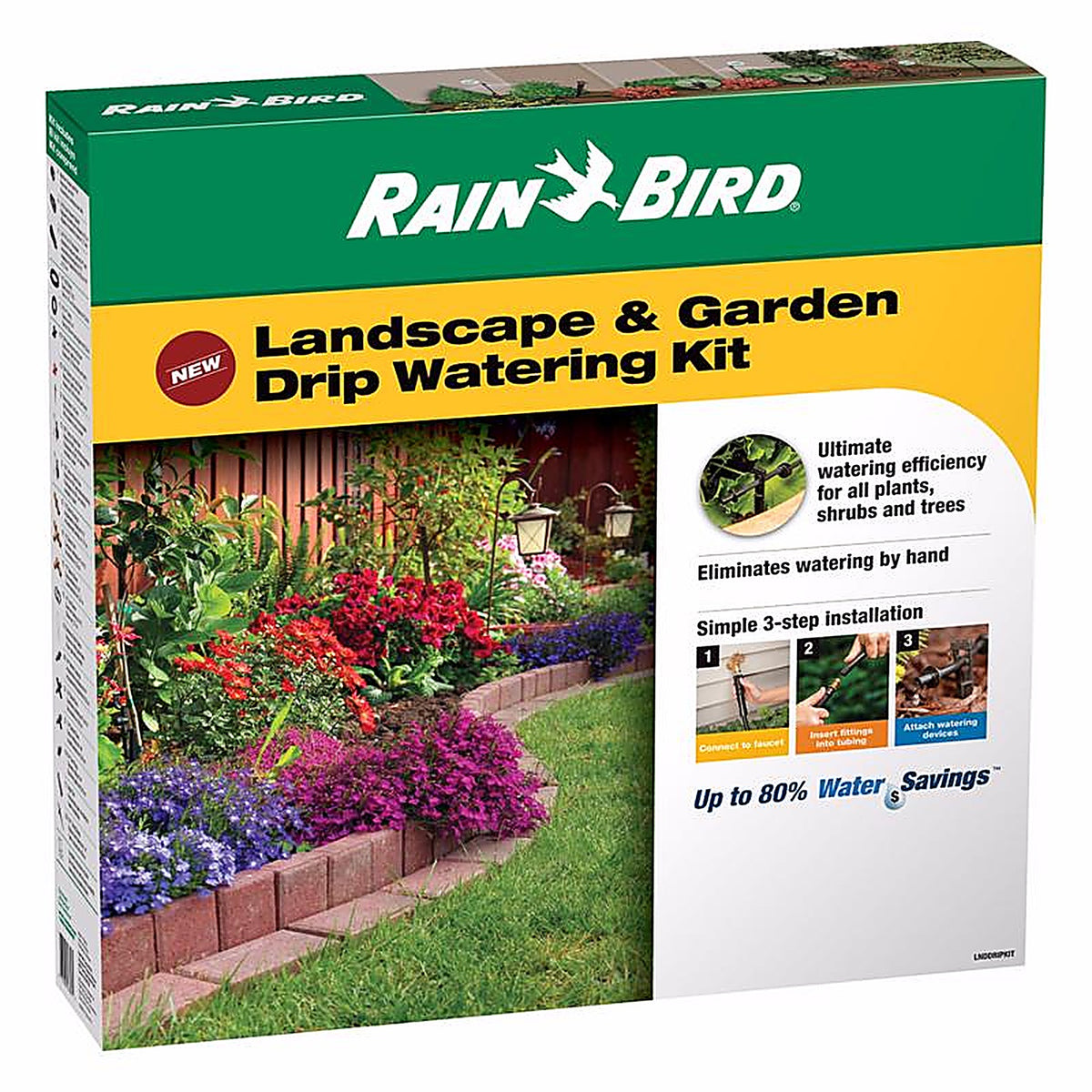 Rain Bird LNDDRIPKIT Drip Irrigation Plant Watering Kit