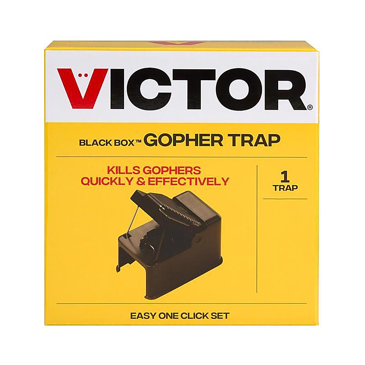 VICTOR 0626 Victor Black Box Choker Loop Animal Trap For Gophers 1 pk