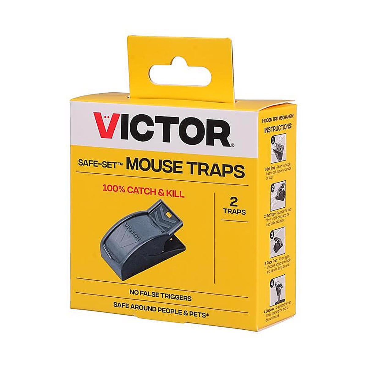 Victor - M070B - Safe-Set Small Animal Trap for Mice 2 Pack