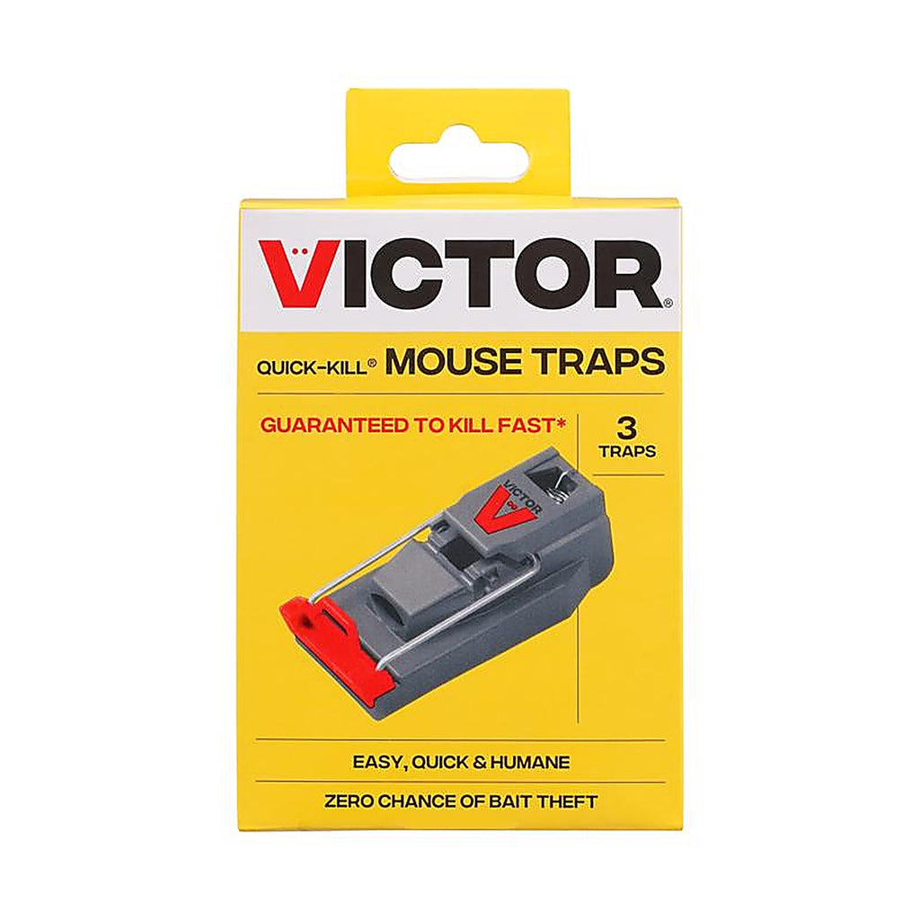 Victor - M140-3B - Quick-Kill Small Snap Trap for Mice 3 Pack