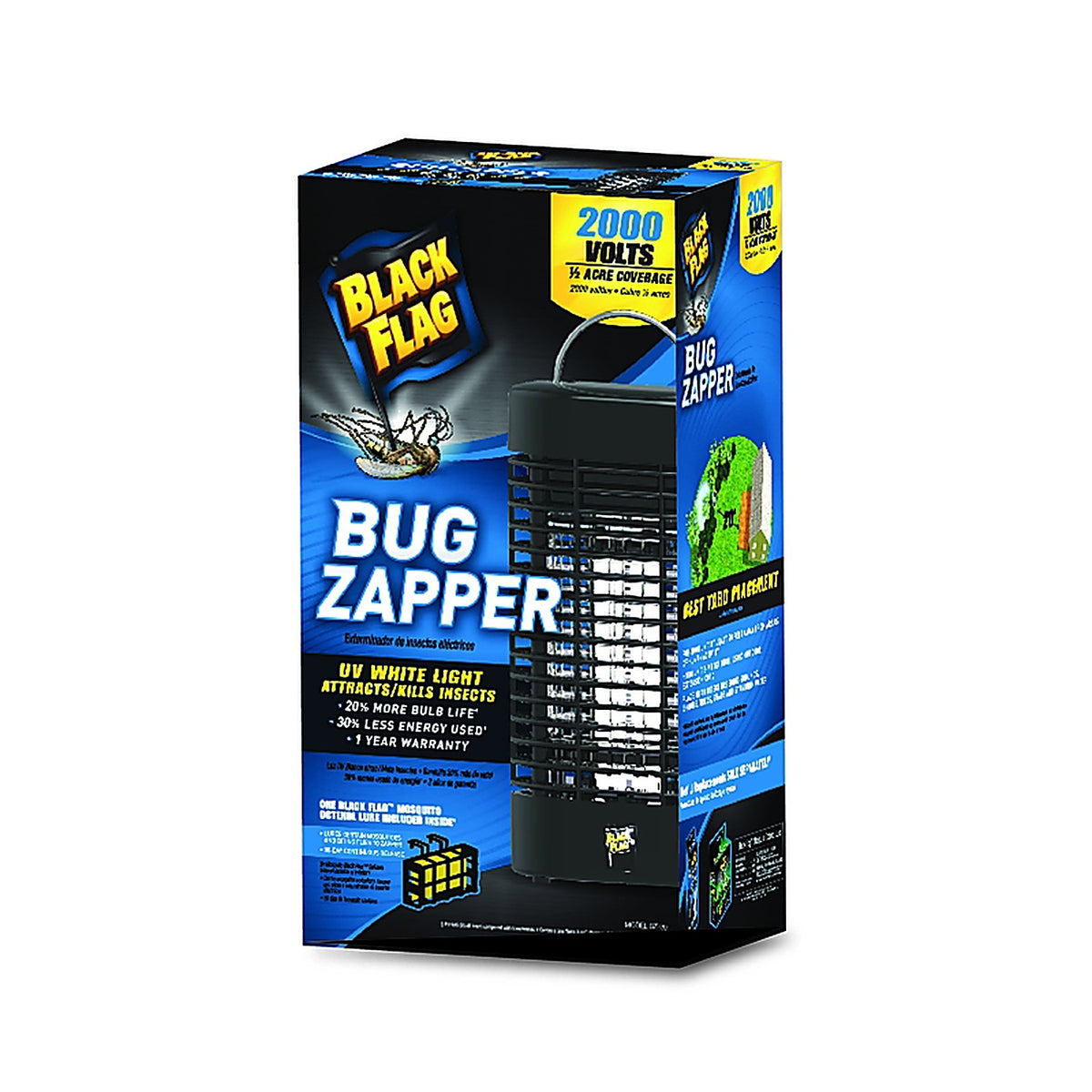 Black Flag 75012 Outdoor Bug Zapper 1/2 acre 20 watt