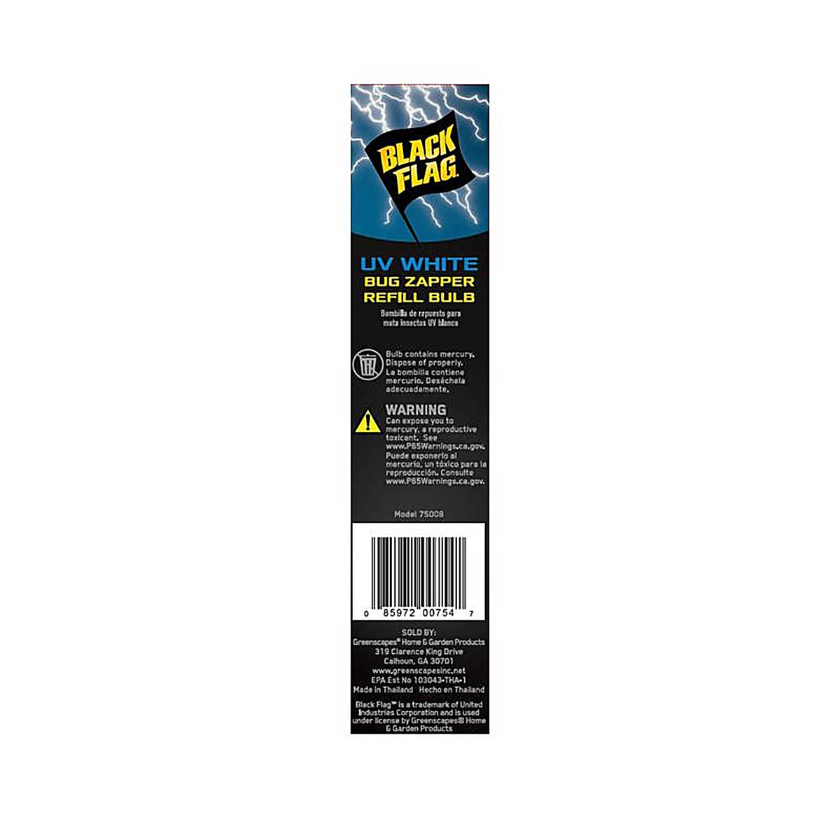 Black Flag 75008 Outdoor Electric Insect Killer Replacement Bulb 15 watt