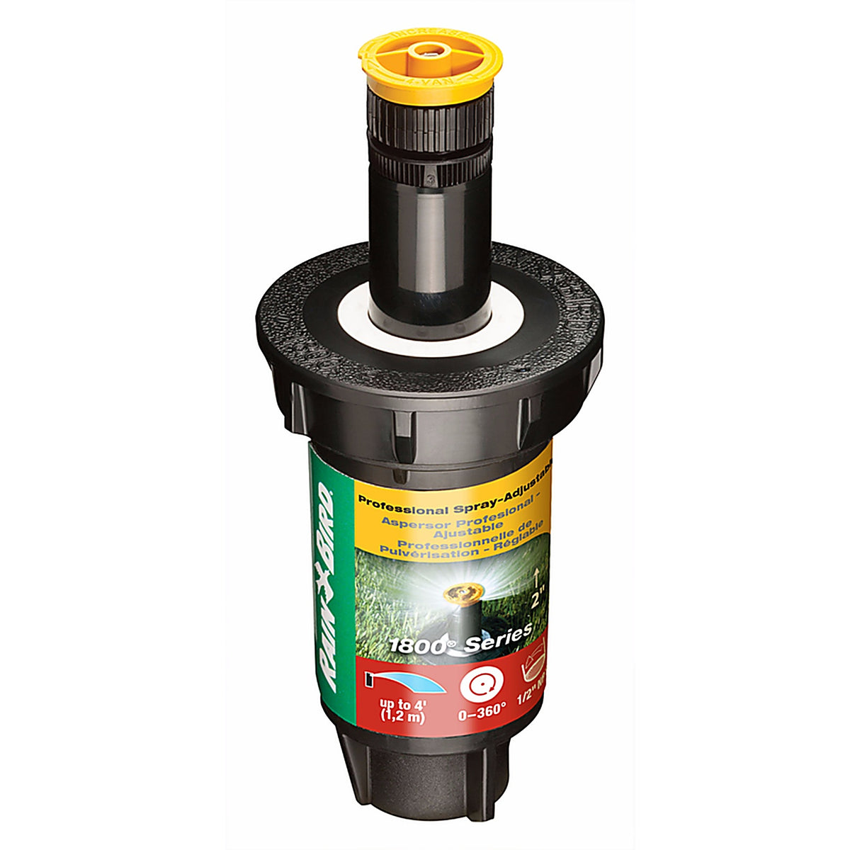 Rain Bird - 1802AP4 - 1800 Series 2 In. H Adjustable Pop-Up Sprinkler