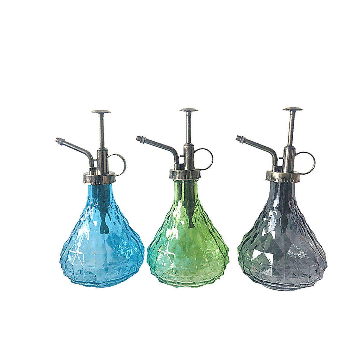 Meadow Creek ZAC84F2441M Assorted 10 oz. Glass Globe Plant Mister