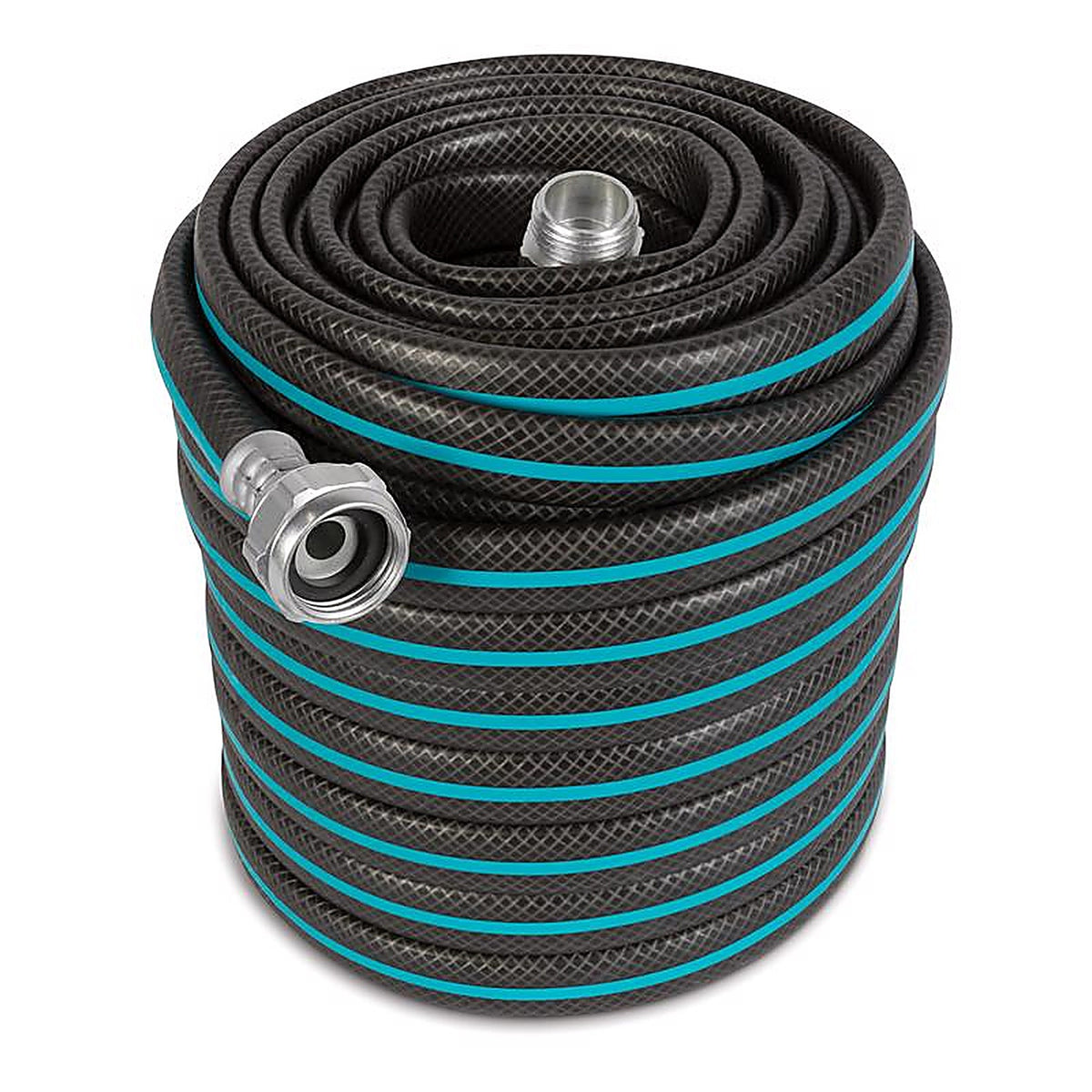 Gilmour 869001-1001 AquaArmor 1/2 in. Dia. x 100 ft. L Black Plastic Garden Hose