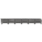 Master Mark 97603 Versa Edge 3 ft. L x 5.25 in. H Plastic Black Poundable Edging