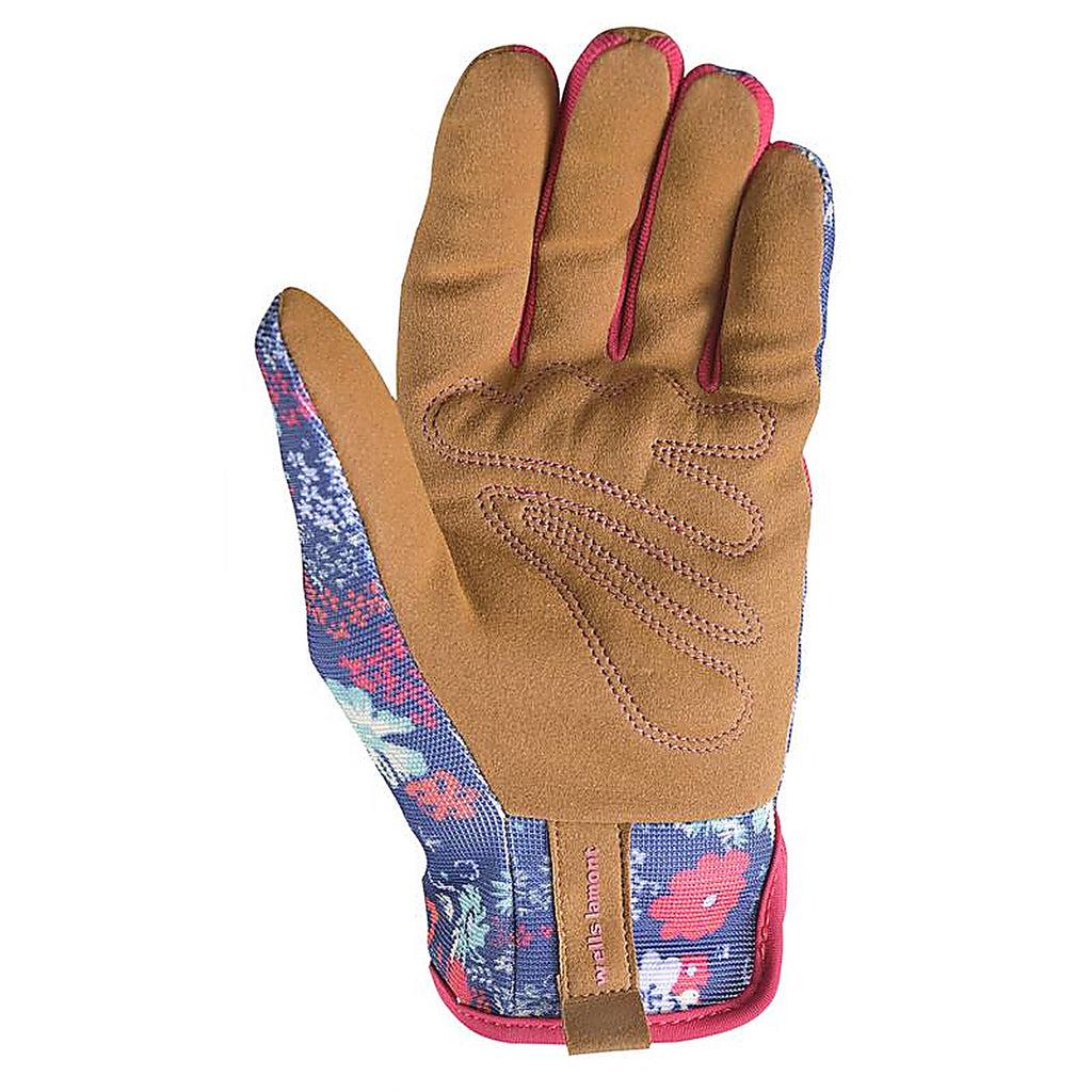 Wells Lamont 7753M Womens Botanical Work Gloves Multicolor Medium