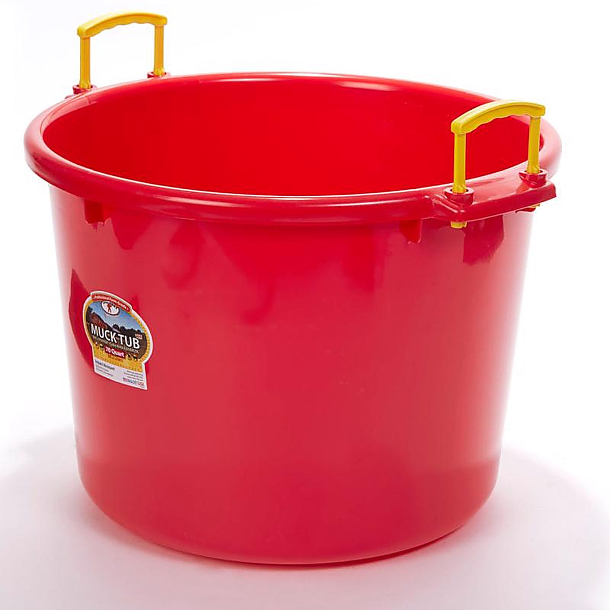 Miller P-SB70-RED 70 qt. Plastic Bucket For Livestock