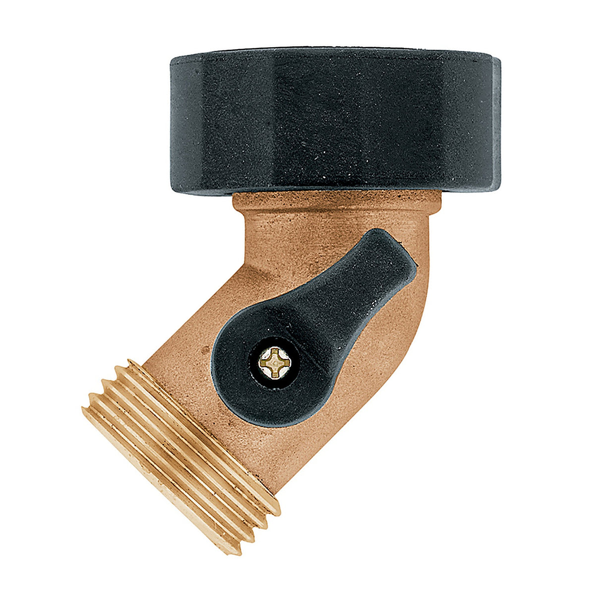 Orbit - 58553N - 3/4 In. Brass Threaded Gooseneck Coupling w/Shut-Off