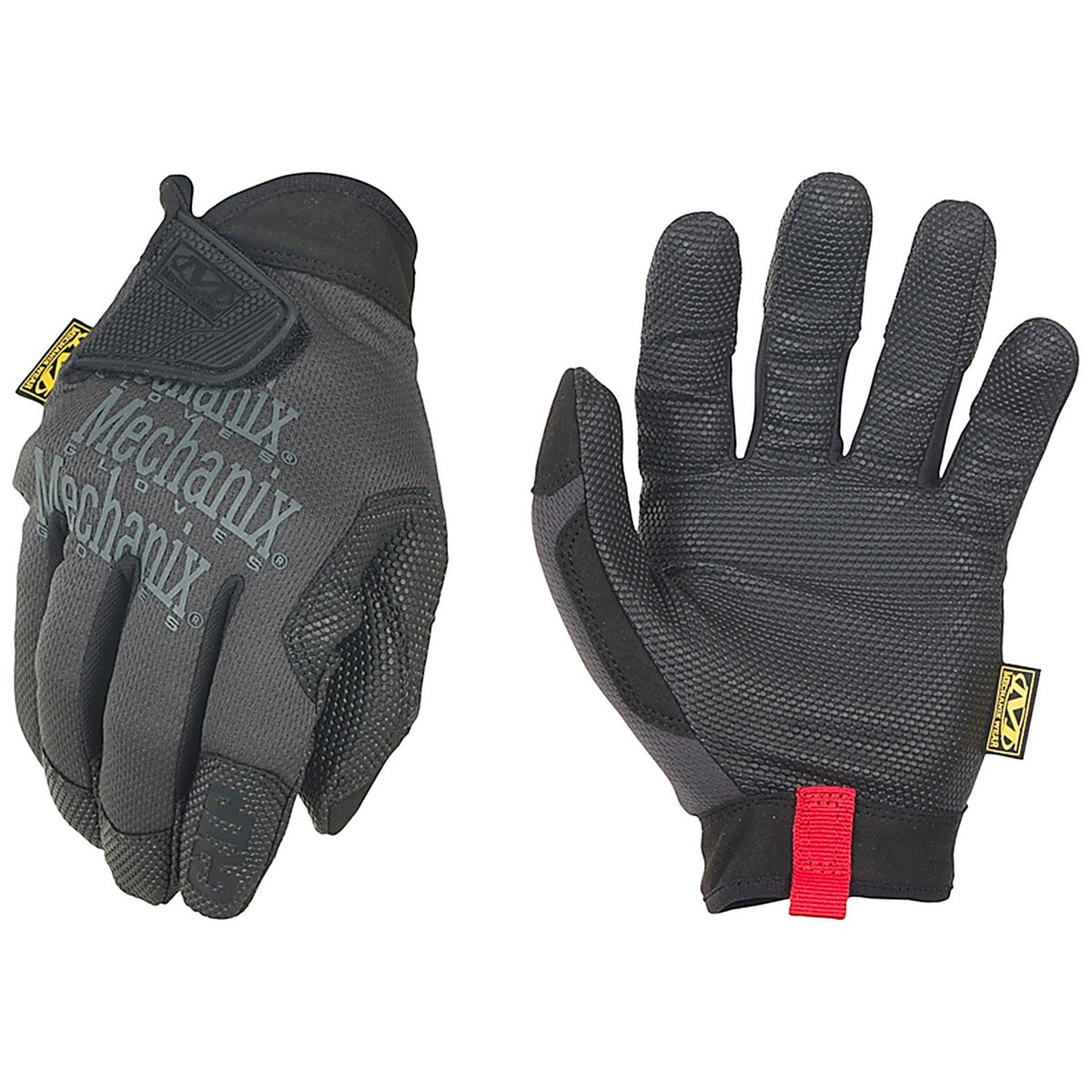 Mechanix Wear - MSG-05-009 - Mens Full Finger Work Gloves Black/Gray M 1 Pair
