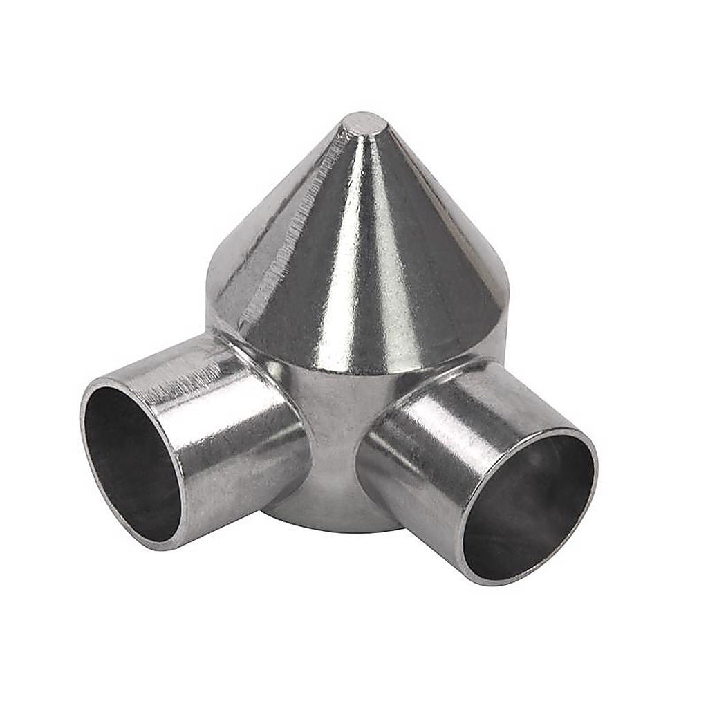 Yardlink - 661384 - Silver Aluminum Chain Link Bullet Cap 1 Pack