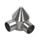 Yardlink - 661384 - Silver Aluminum Chain Link Bullet Cap 1 Pack