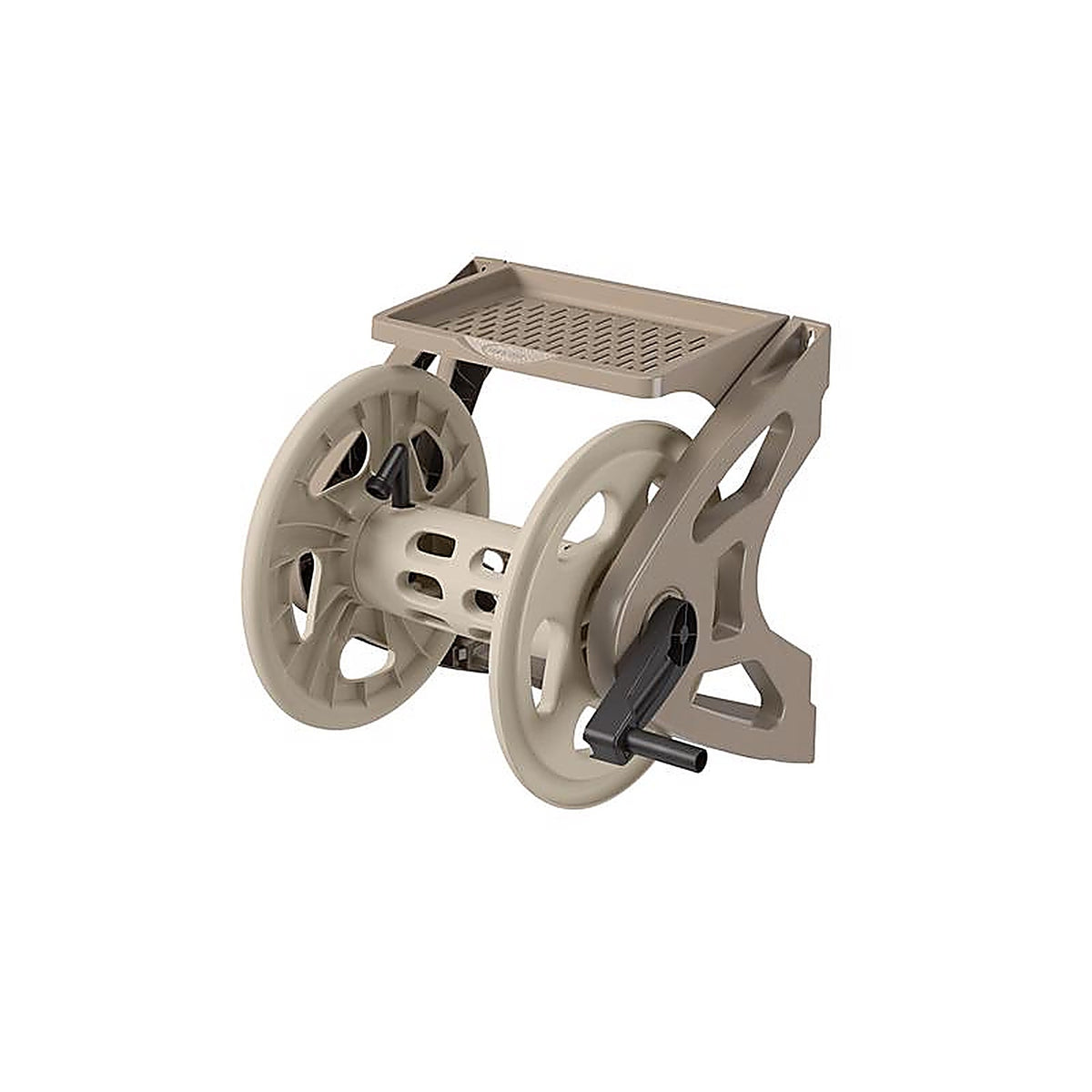 Suncast WMS200 Hose Handler 200 ft. Taupe Retractable Wall Mounted Hose Reel
