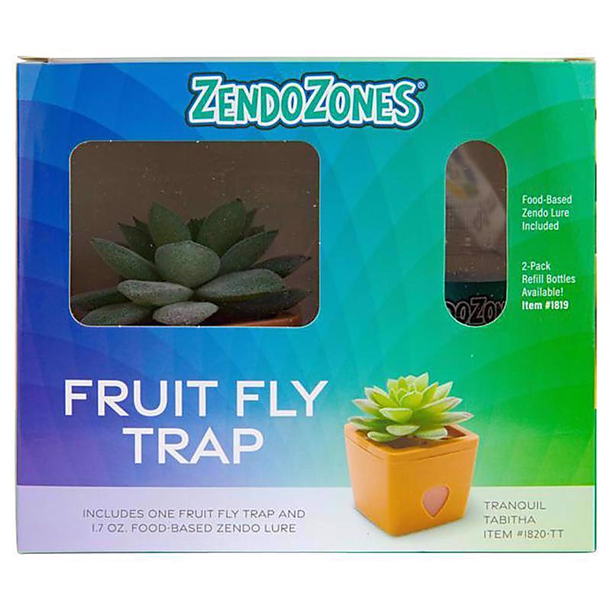 JT Eaton - 1820-TT - Zendozones Fruit Fly Trap 1 Box