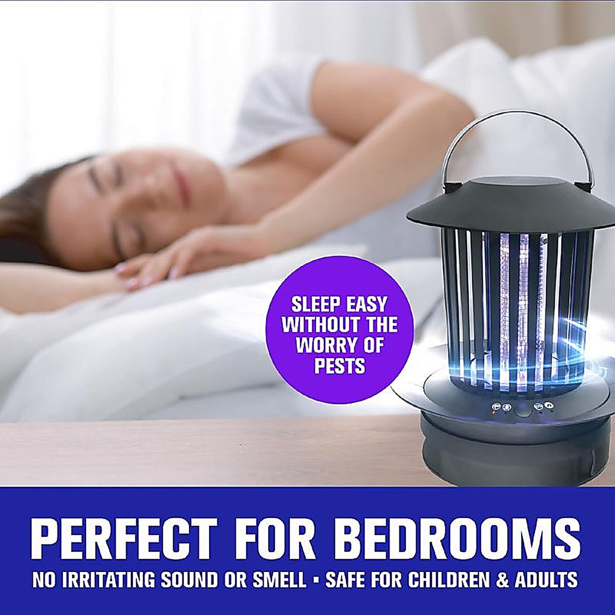 Bell & Howell - 7902 - Monster Indoor and Outdoor Insect and Mosquito Zapper 1200 Sq Ft 18 W