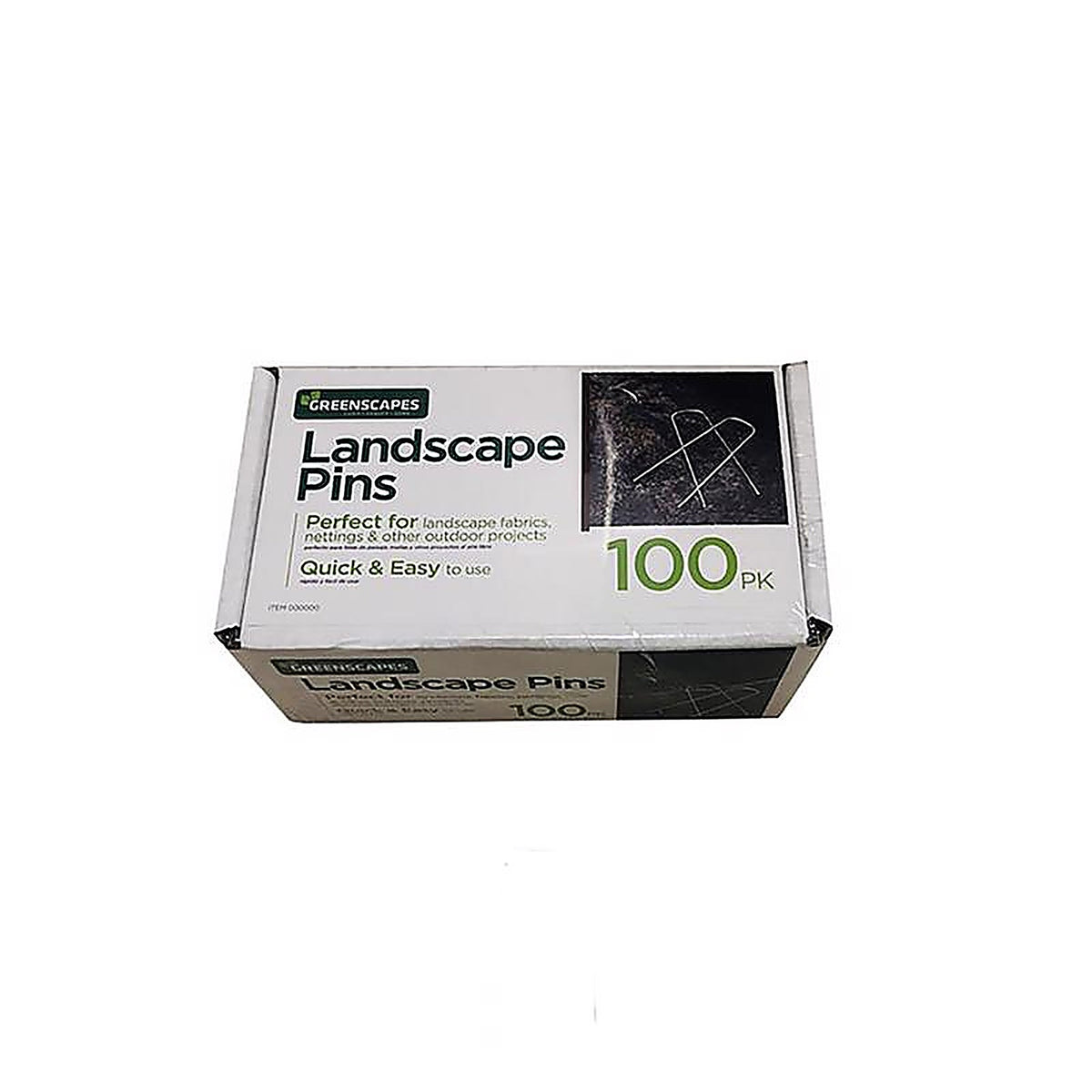 Greenscapes 85430 1 in. W X 4-1/2 in. L Fabric Garden Staples 100 pk