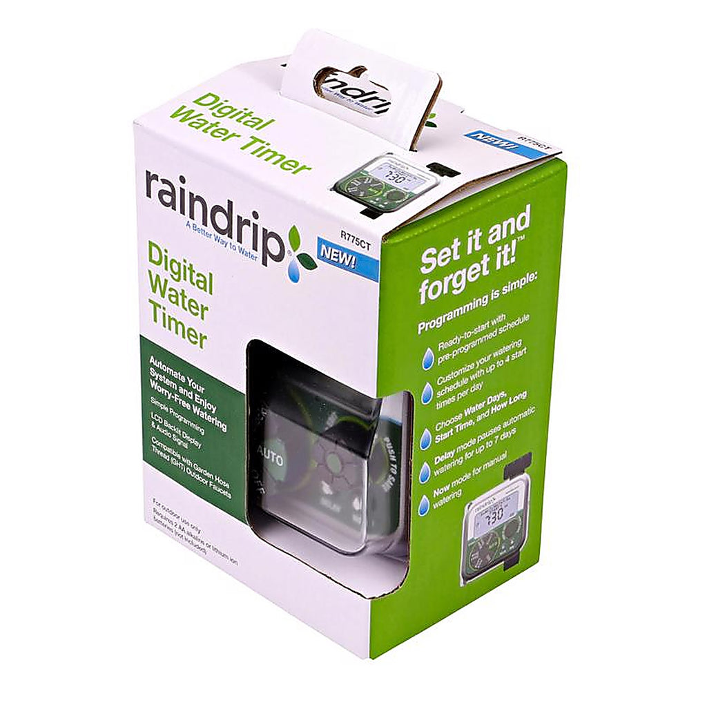 Raindrip - R775CT - Programmable 1 Zone Digital Water Timer