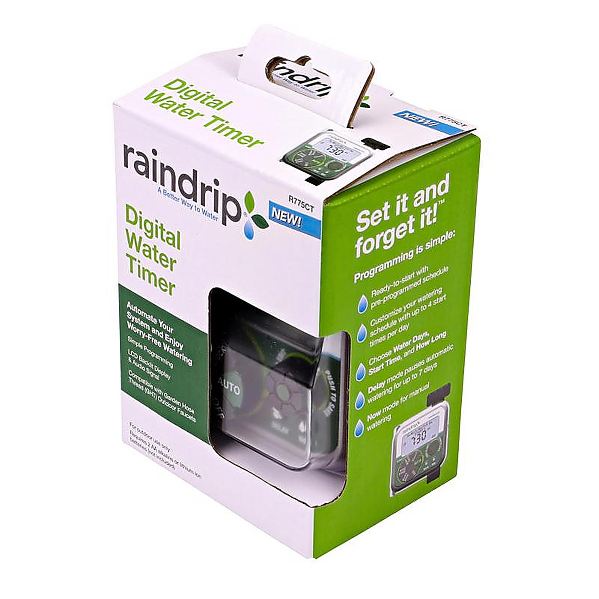 Raindrip - R775CT - Programmable 1 Zone Digital Water Timer