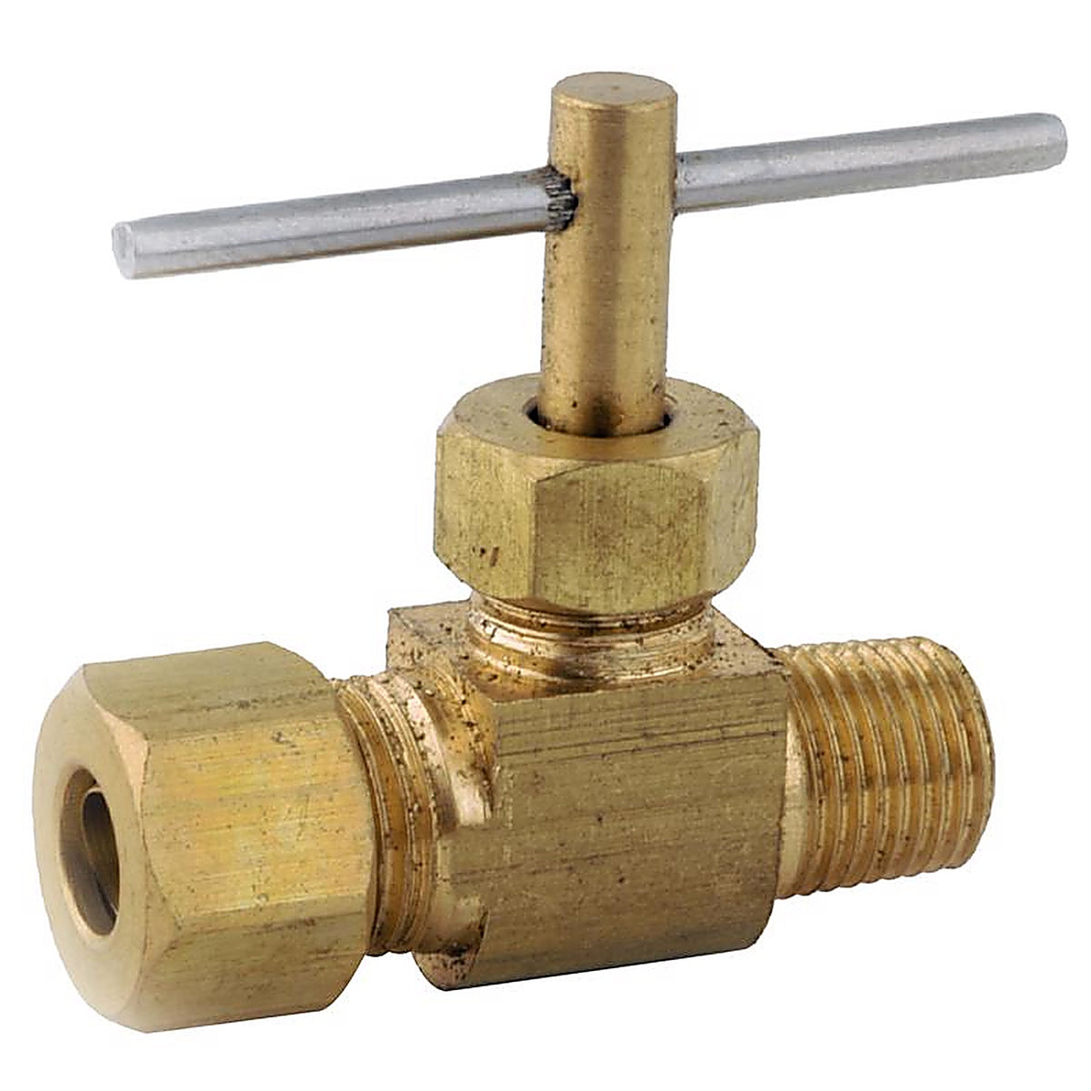 Anderson Metals - 759101-0604AH - 3/8 In. 1/4 In. Brass Needle Valve